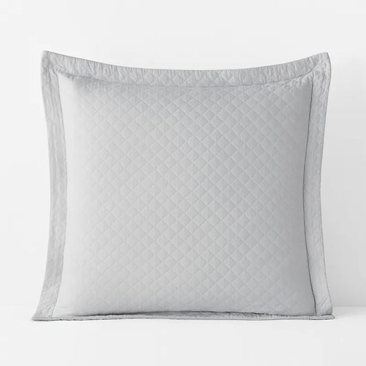 Norfolk Premium Smooth Egyptian Cotton Sateen Sham - Fog, Euro