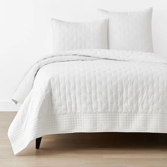 Pintuck Quilt - White, Twin