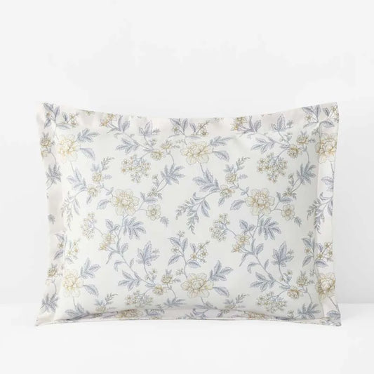 Whispering Garden Premium Smooth Wrinkle-Free Sateen Sham - Gray Multi, King