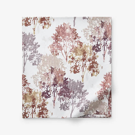 Woodland Wonders Premium Smooth Wrinkle-Free Sateen Flat Bed Sheet - Brick, Twin/Twin XL