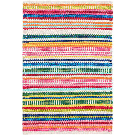 Bright Stripe Handwoven Indoor/Outdoor Rug - Multi, 8' x 10'