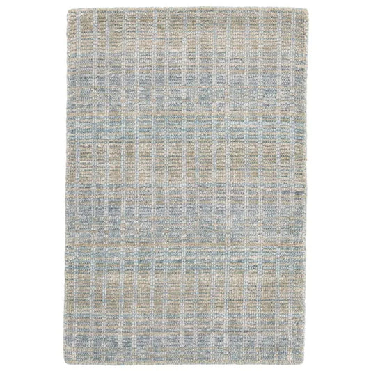Geneva Handwoven Cotton Rayon Rug - Blue, 8' x 10'
