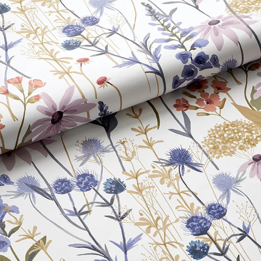 Florence Removable Wallpaper - Purple Multi, Roll