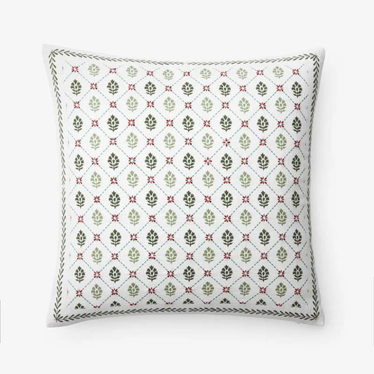Artisan Chic Decorative Square Pillow Cover - Green, 20 in. x 20 in.