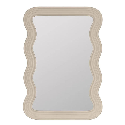 Squiggle Wall Mirror - Natural
