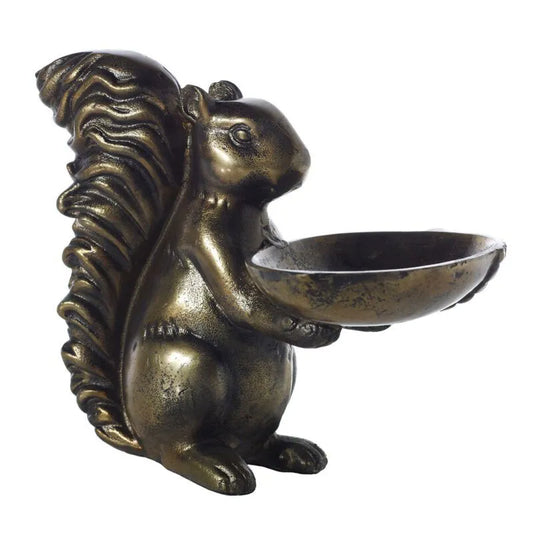 Squirrel Figurine - Bronze