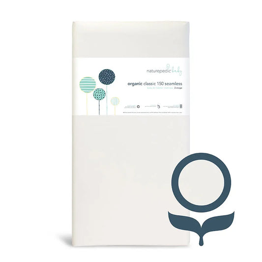 Classic 150 Seamless 2, Stage Crib Mattress - White