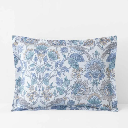 Garden Song Premium Smooth Sateen Sham - Mint Green, Standard