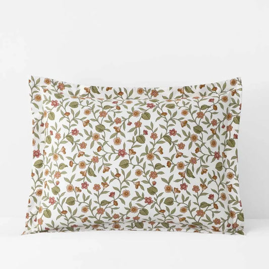 Garden Florals Premium Smooth Wrinkle-Free Sateen Sham - Cream Multi, King