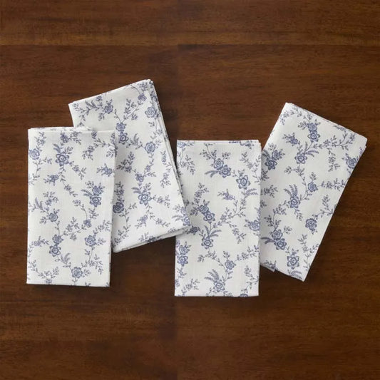 Floral Napkins, Set of 4 - Tapestry Vine