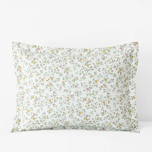 Lucenda Classic Cool Cotton Percale Sham - Scattered Flowers, Standard