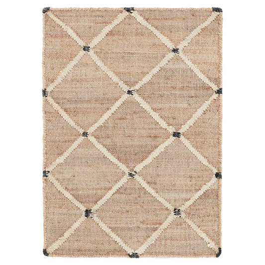 Kali Handwoven Jute Rug - Brown, 2' x 3'