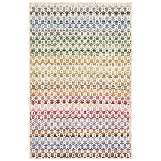 Poppy Handwoven Wool Rug - Multi, 8' x 10'