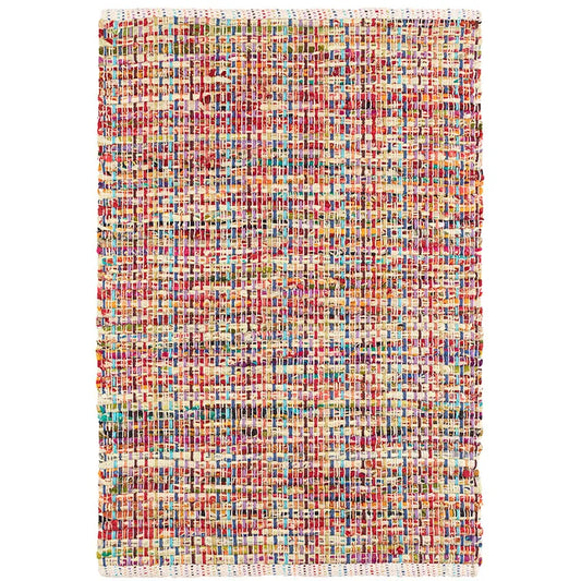 Vista Chindhi Handwoven Cotton Rug - Multi, 5' x 8'
