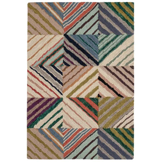 Potter Hand Hooked Wool Rug - Multi, 3' x 5'
