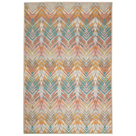 Seneca Washable Rug - Stone, 2' x 3'