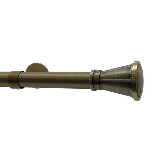 Taper Finial and 1" diameter Rod Set - Antique Gold, 120"