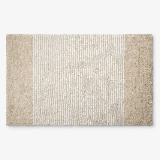 Striped Bath Rug - Jute, 17 in. x 24 in.