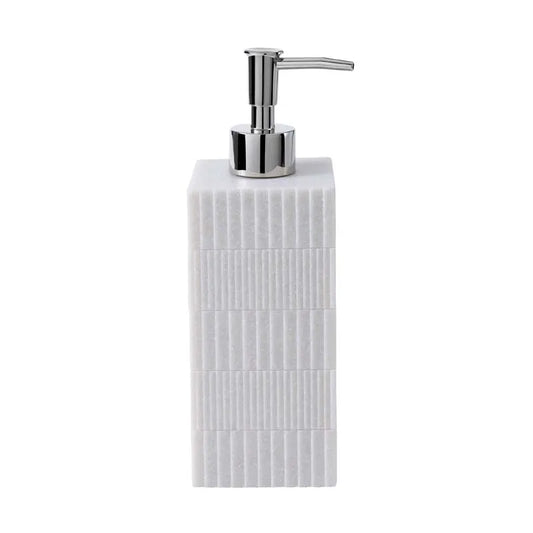 Textured Bathroom Soap Dispenser - Ivory