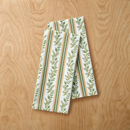 West Hill Tea Towels, Set of 2 - Natural Multi