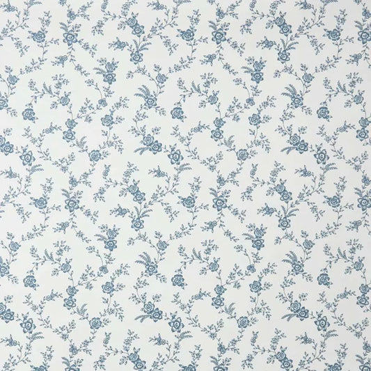 Tapestry Vine Removable Wallpaper - Blue Multi, Swatch