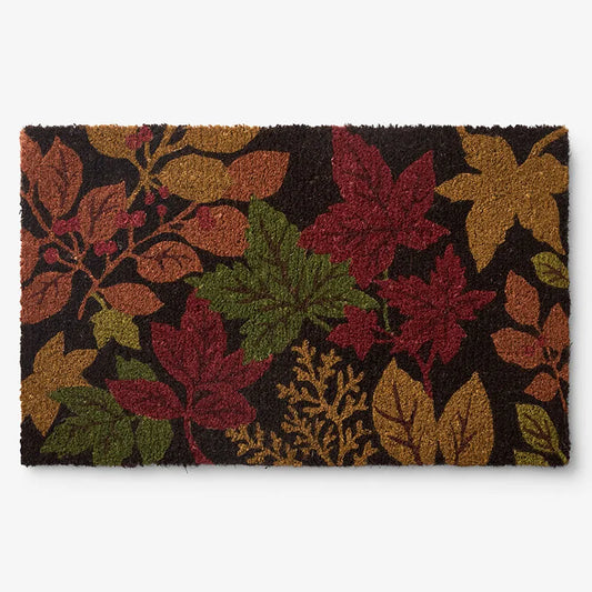 Autumn Coir Door Mat - Leaves, 24 in. x 36 in.