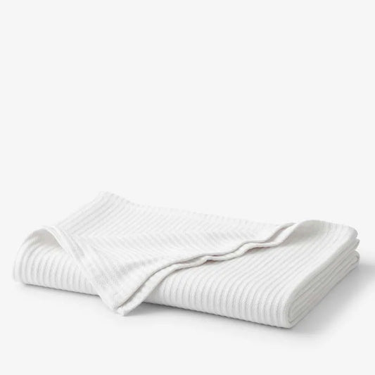Egyptian Cotton Blanket - White, Twin/Twin XL