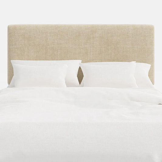 Tribeca Vintage Velvet Headboard - Sand,  Twin