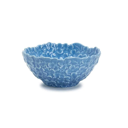 Hydrangea Dip Bowls, Set of 3 - Blue