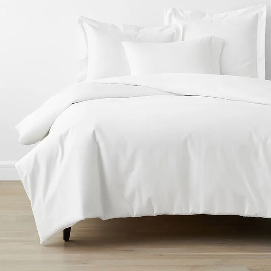 Classic Smooth Wrinkle-Free Sateen Bed Duvet Cover - White, Twin/Twin XL