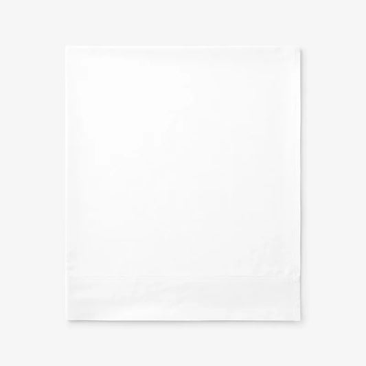 Premium Cool Supima® Cotton Percale Flat Bed Sheet - White, King/Cal King