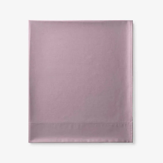 Premium Smooth Supima® Cotton Wrinkle-Free Sateen Flat Bed Sheet - Wisteria, Twin/Twin XL