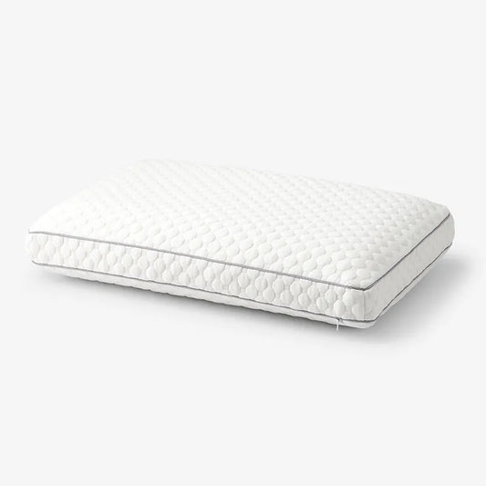 Comfort Cushion Memory Foam Gusseted Pillow - White